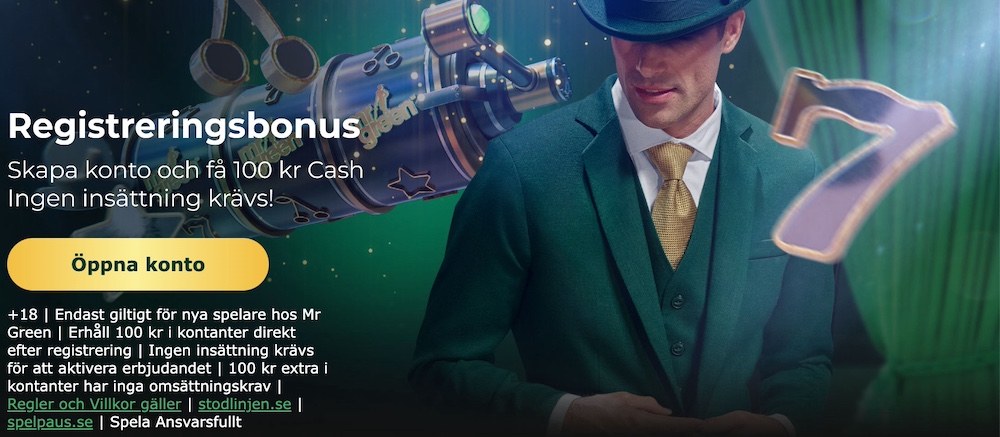 Mr Green gratis casino